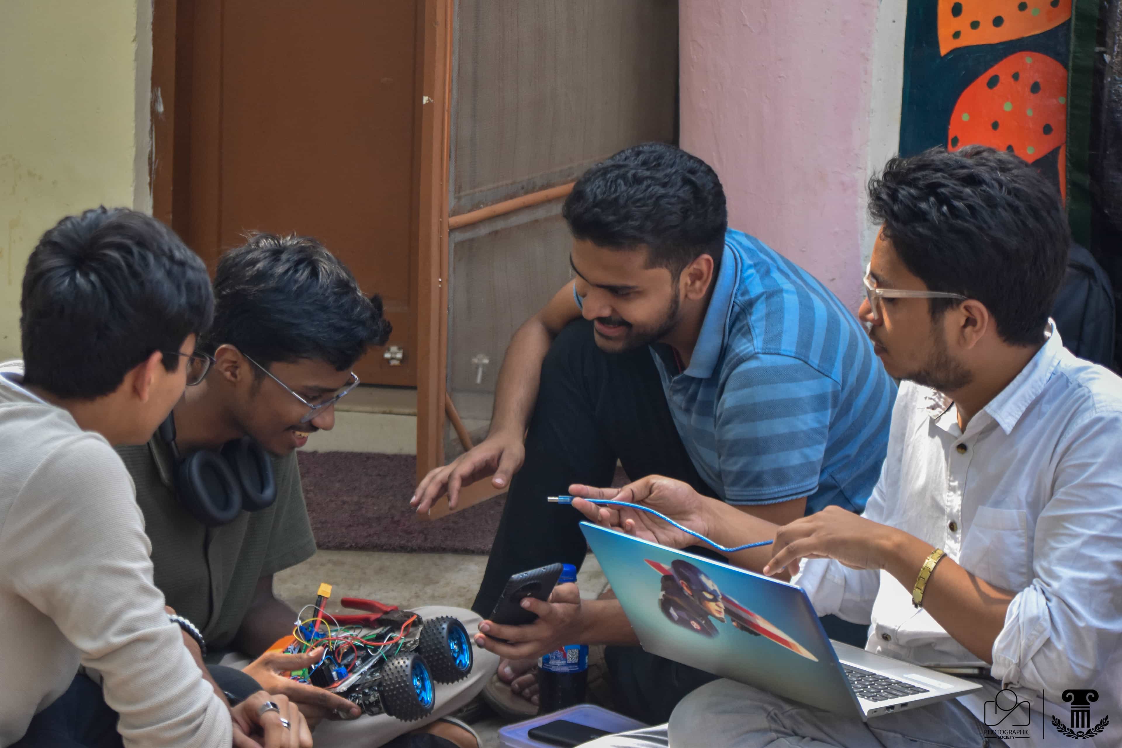 Competition Arena - Robot in Action